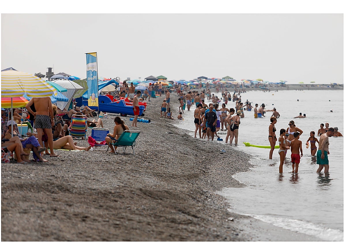 Playa Granada este 1 de agosto.
