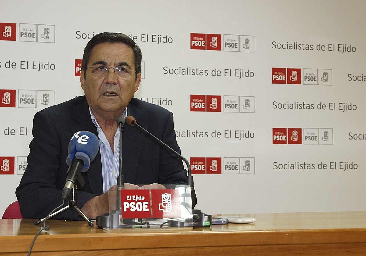 Manuel García Quero, en una imagen de archivo, fue concejal en el Ejido y parlamentario andaluz por el PSOE.