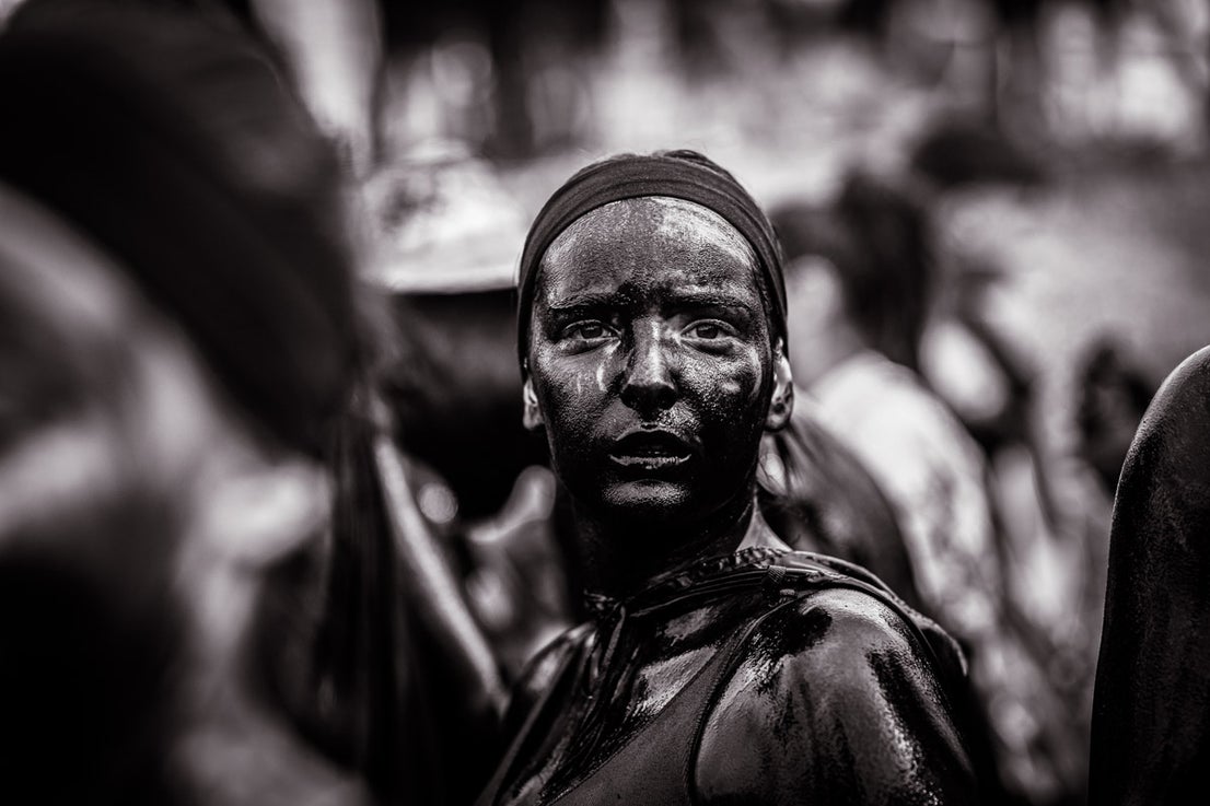 El Cascamorras en blanco y negro