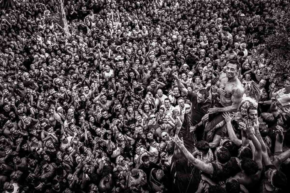 El Cascamorras en blanco y negro