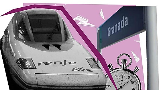 Más de la mitad de los trenes entre Granada y Madrid se retrasan en una semana