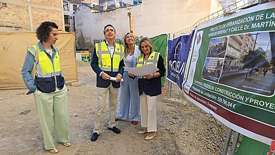 La nueva calle Doctor Martín Lagos empieza a tomar forma