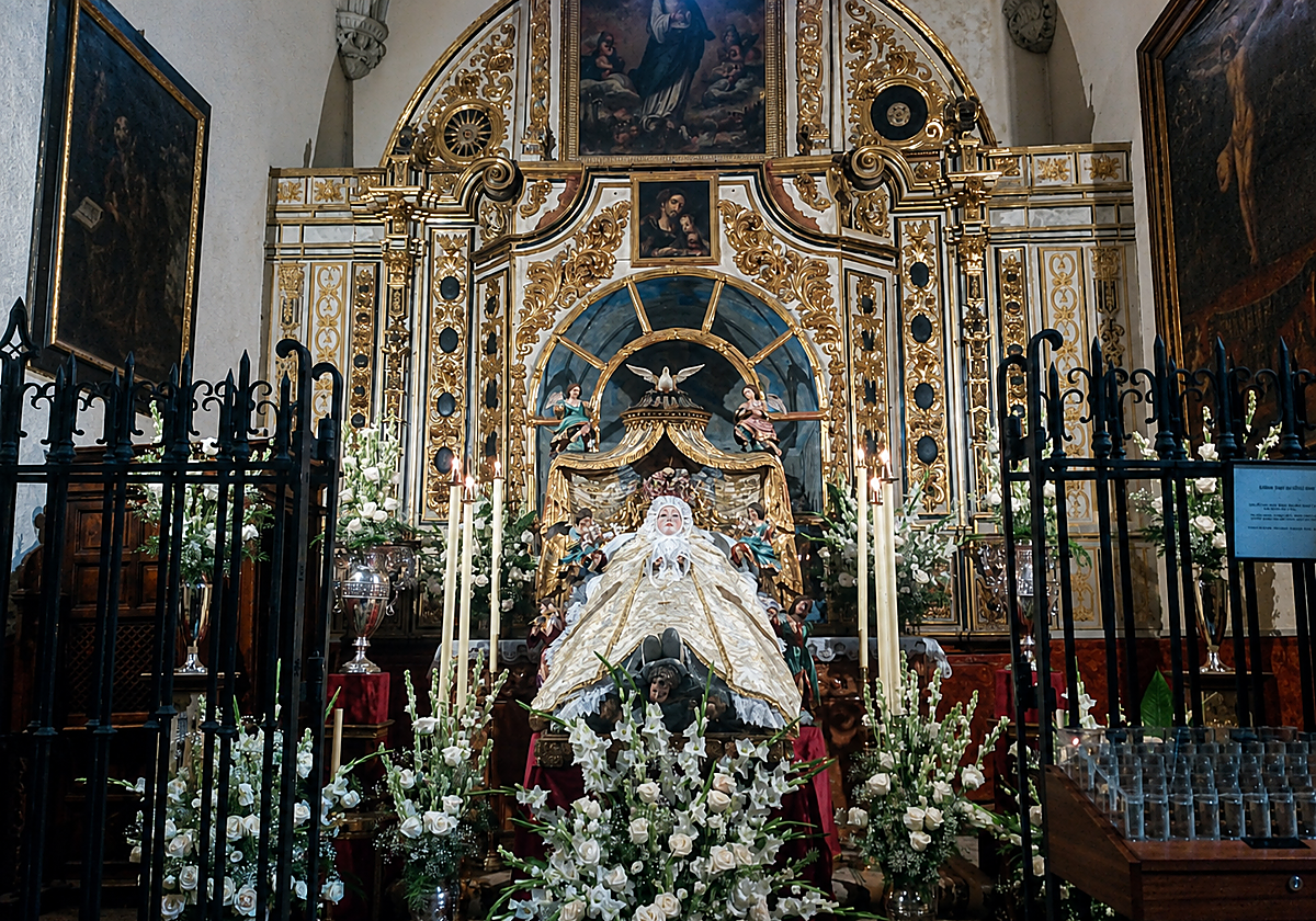 Joseph Ramiro Ponce de León realizó la imagen del «Glorioso Tránsito de Nuestra Señora»