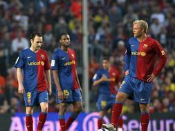 El Barcelona ha vivido el empate con la decepción de una derrota./AFP