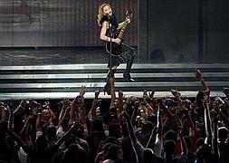 Madonna, en pleno concierto. / Foto: Efe | Video: Atlas
