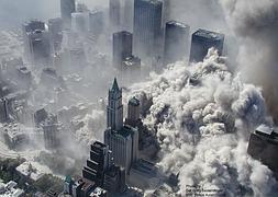 Desplome del 'World Trade Center'. / Reuters