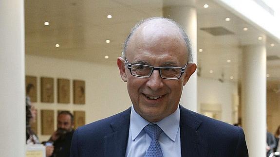 El ministro de Hacienda, Cristóbal Montoro. 