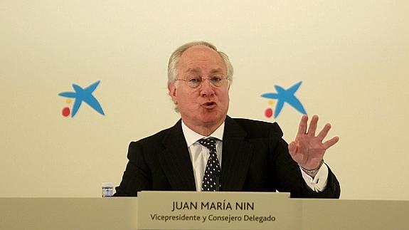 El vicepresidente y consejero delegado de CaixaBank, Juan María Nin. 