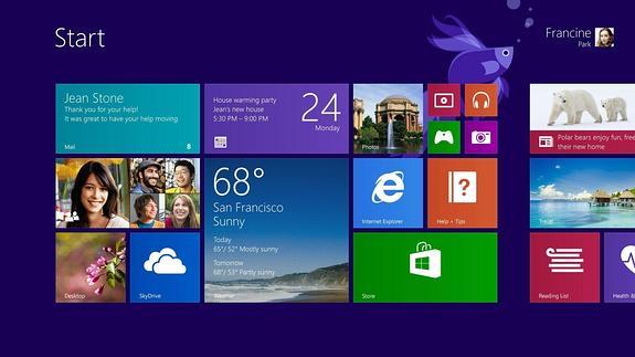 Una actualización de Windows 8.