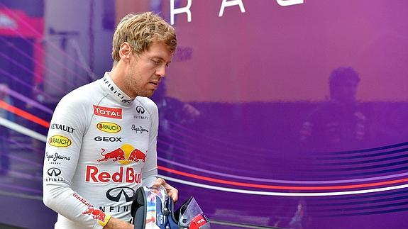 Sebastian Vettel, piloto de la escudería Red Bull. 
