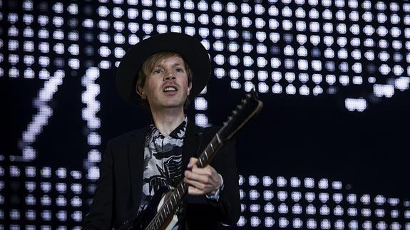 Beck, durante su actuación. 