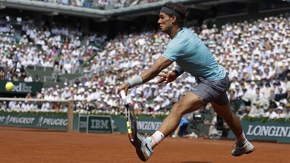 Nadal, en Roland Garros. 