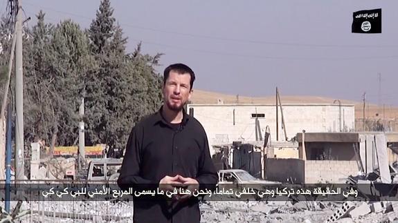 Imagen del rehén británico John Cantlie 