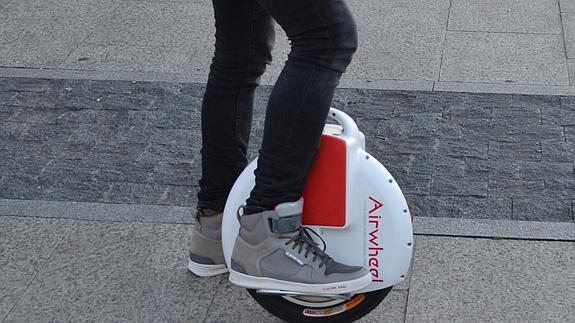 Airwheel es ligero y tiene una autonomía de más de una hora.