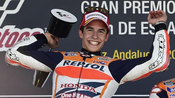 El piloto leridano y doble campeón del mundo de Moto GP Marc Márquez. 