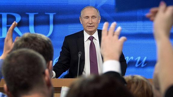 El presidente ruso, Vladímir Putin. 
