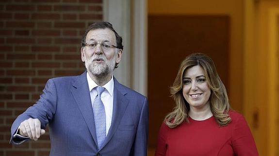 Mariano Rajoy y Susana Díaz 
