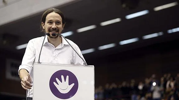 El líder de Podemos, Pablo Iglesias. 