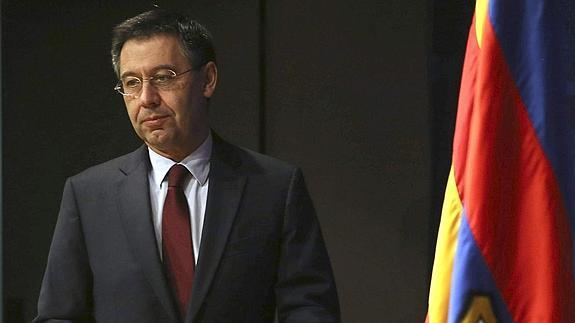 El presidente del FC Barcelona, Josep Maria Bartomeu. 