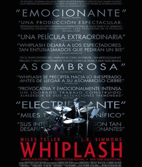 Cartel de 'Whiplash'. 