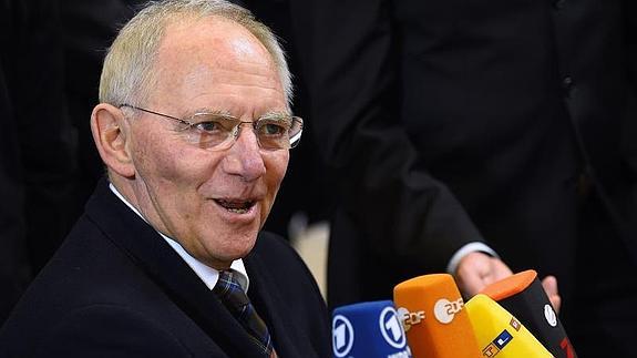 El ministro alemán de Finanzas, Wolfgang Schäuble. 