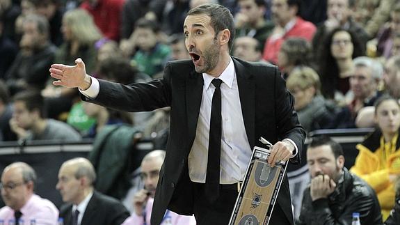 Sito Alonso, entrenador del Bilbao Basket. 