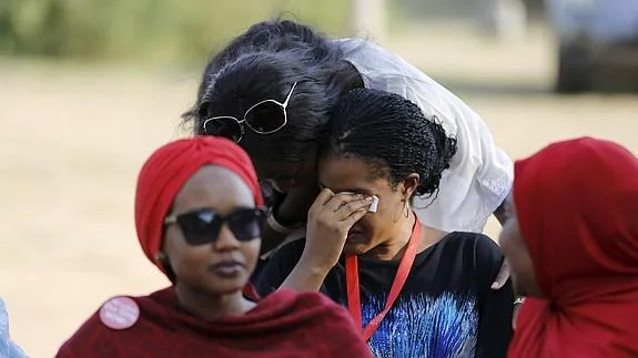Mujeres afectadas por la violencia de Boko Haram. 