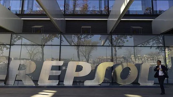 Imagen de la sede de Repsol en Madrid. 