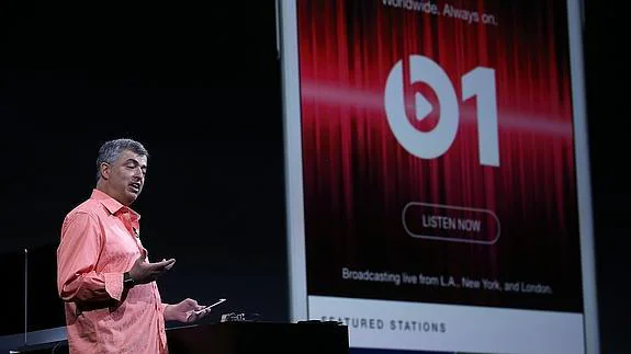 El vicepresidente de Apple, Eddy Cue, presenta Apple Music.