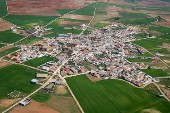 Vista aérea de  Villar de Cañas.