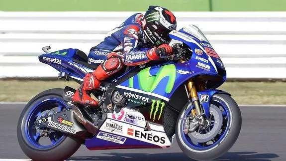 Jorge Lorenzo, durante los entrenamientos en San Marino. 