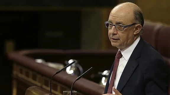 El ministro de Hacienda, Cristóbal Montoro