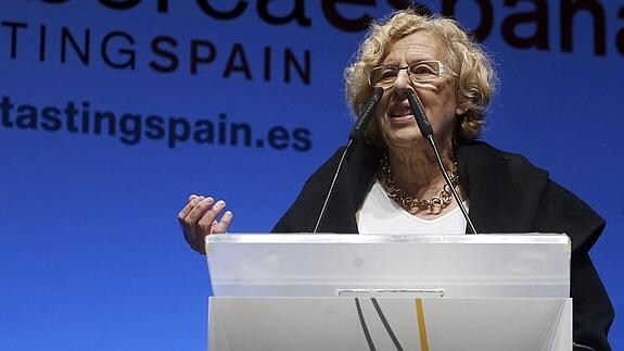 La alcaldesa de Madrid, Manuela Carmena. 