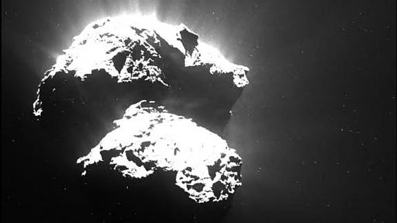 El cometa 67P.