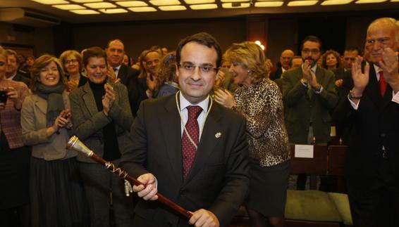 Daniel Ortíz, durante su etapa como alcalde de Móstoles.