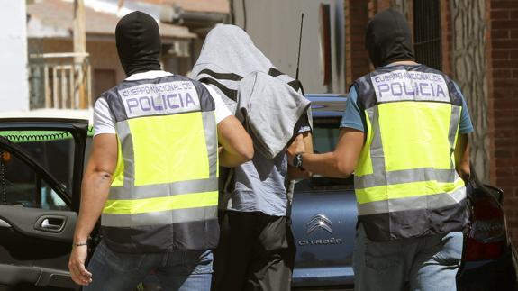 Detención de un presunto yihadista en Madrid.