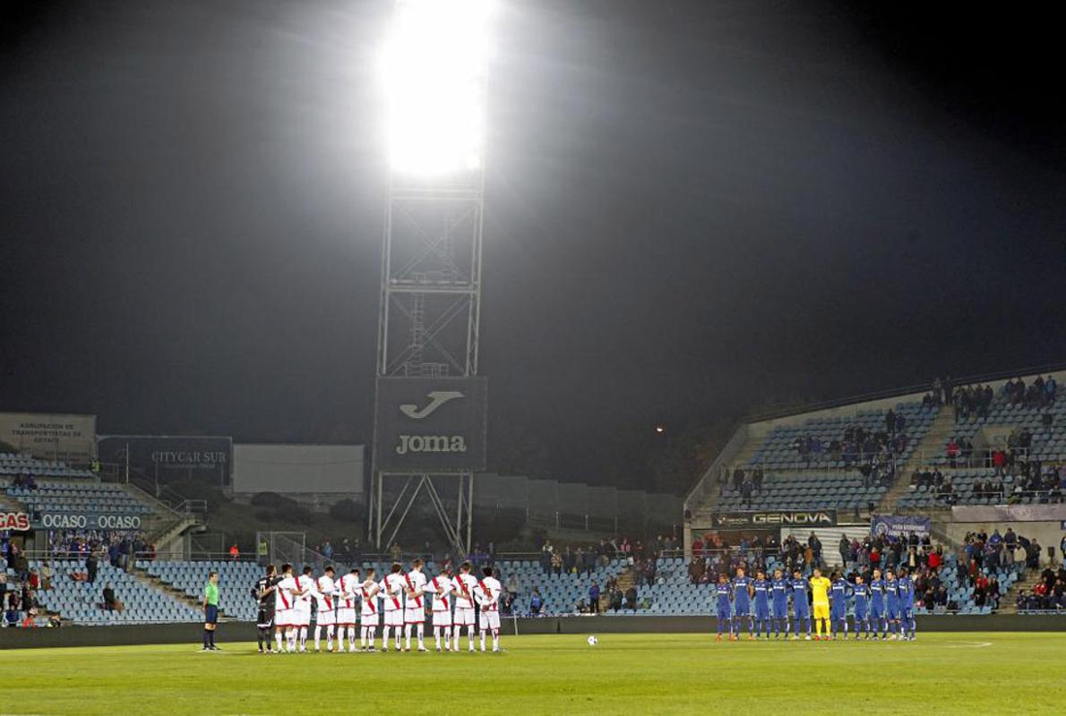 Aspecto del Coliseum antes de un Getafe-Rayo