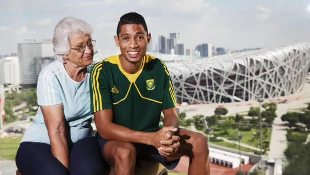 Una bisabuela de 74 años entrena al recordman mundial de 400