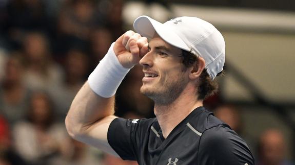 Murray, tras vencer en Viena. 