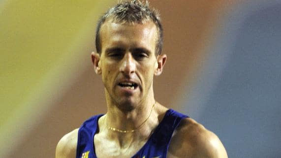 El atleta leonés Sergio Sánchez. 
