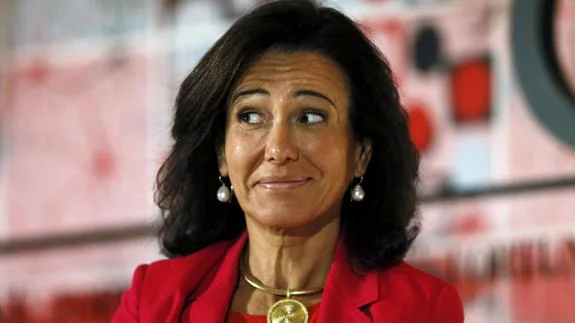 La presidenta del Banco de Santander, Ana Botín.