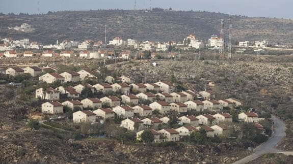 Asentamiento judío de Ofra, en Cisjordania.