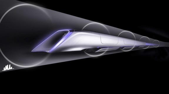 Las cápsulas de Hyperloop recorren 130 kilómetros en 10 minutos.