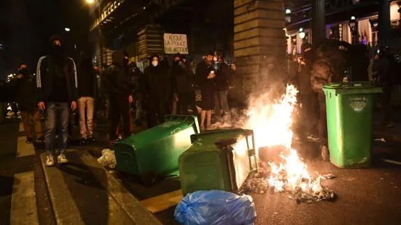 Disturbios en París.