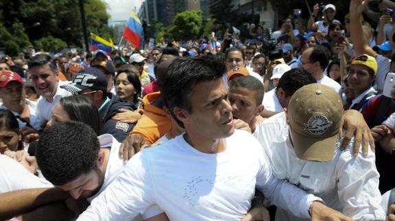 El opositor venezolano Leopoldo López, en una imagen de febrero de 2014.