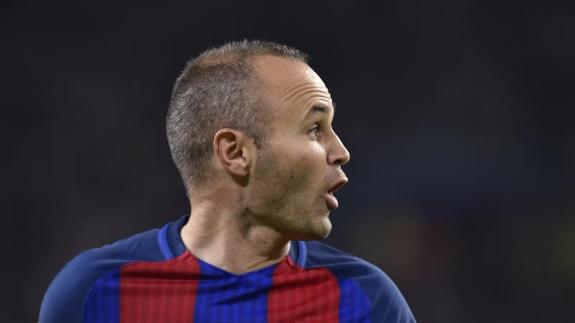 Andrés Iniesta, ante la Juventus. 