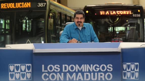 Maduro, en su programa dominical.
