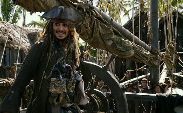 Johnny Depp en 'Piratas del Caribe: La venganza de Salazar'. 