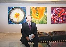 Pedro Garciarias muestra gran parte de su obra en dos exposiciones en Caja Rural. :: IDEAL