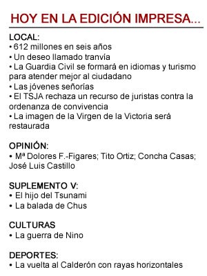 Hoy, miércoles 7 de marzo, en la edición impresa de IDEAL